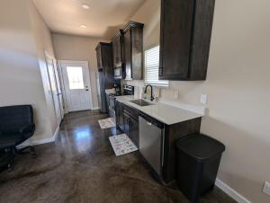 a kitchen with a sink and a counter top at Special Deal on 2 Bedroom Unit 556 in Paris