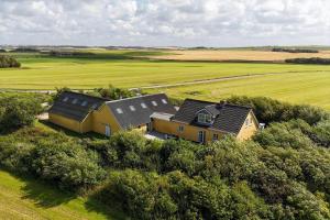 an aerial view of a house in a field at 369-Lemvig-Klostervej-39 in Lemvig