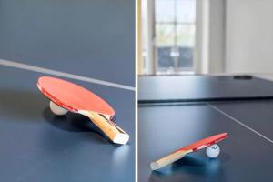 a skateboard sitting on top of a table at 369-Lemvig-Klostervej-39 in Lemvig