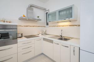 Kuchyň nebo kuchyňský kout v ubytování Apartment Vuko
