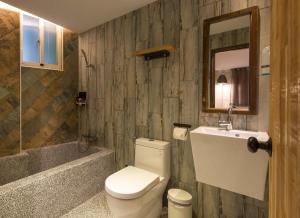 Koupelna v ubytování Beimen WOW Poshtel