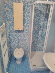 ボルゲリにあるLaurettaのバスルーム(シャワー、トイレ、シンク付)
