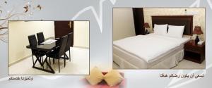 Postel nebo postele na pokoji v ubytování Dar Al Khaleej Hotel Apartments
