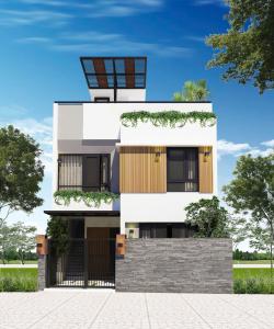 a rendering of a modern house at Mie's Homestay in Danang