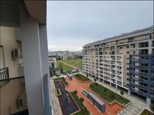 a view from a balcony of a apartment building at Master Quart studio apartment in Podgorica