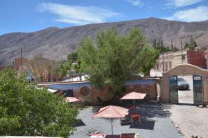 Ein allgemeiner Bergblick oder ein Berglick von des Hostels aus