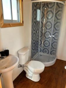 Et badeværelse på Tiny House con Tinaja Solar + 10 billeder