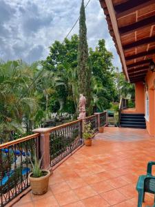 Balkon atau teras di Hotel Casa Corita