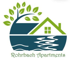 a logo for a house in the water at Rohrbach Apartments in Ternitz