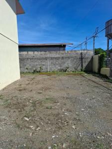 a brick wall next to a building at Corcovado Abi Apartments in Puerto Jiménez