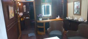 a bathroom with a sink and a mirror at Mangrove House Lanta Old Town in Ko Lanta