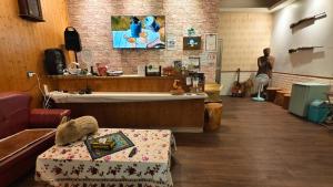 a store with a counter in a room at 那瑪夏Lu-Mah民宿 in Min-tsu