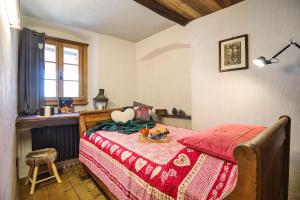 Postel nebo postele na pokoji v ubytování Maison La Saxe