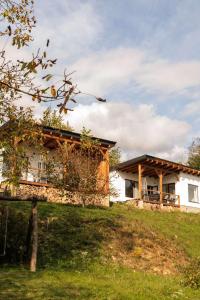 a house on the side of a hill at Secret place in Svalyava