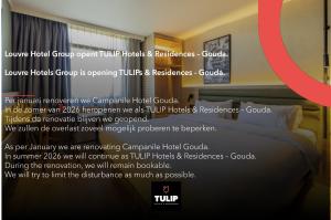 a page of a brochure for a hotel room at Campanile Hotel & Restaurant Gouda in Gouda +23 photos