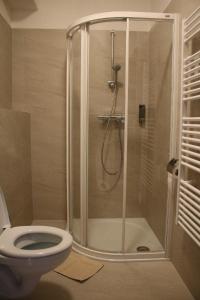 Koupelna v ubytování Hotel Pod Radnicí