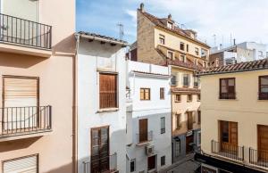 a group of buildings in a city at Mini Peixcateria A in Sagunto