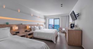 Кровать или кровати в номере Adrina Resort & Spa