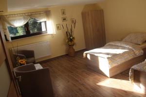 Posteľ alebo postele v izbe v ubytovaní Apartament Aldi