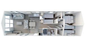 a rendering of a floor plan of a room at Ingoldmells - Ingoldale Park Fantasy Island in Skegness +9 photos