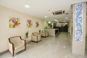 Χώρος καθιστικού στο Hotel Monte Alegre