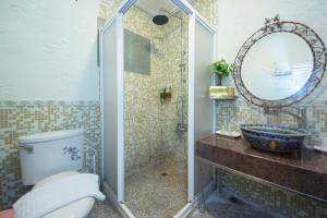 A bathroom at Blissful Star