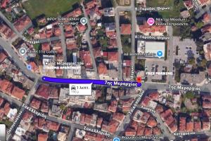 a map of the intersection of mymopoda and his metropolitan at SIGMA - Signature Living & Easy Parking by Optimum Link in Katerini