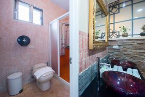 A bathroom at Blissful Star