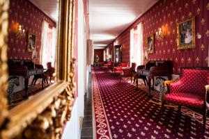 Posezení v ubytování Store Restrup Manor House