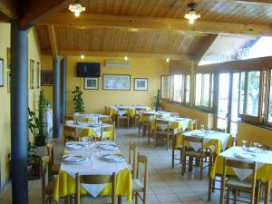 Restaurace v ubytování Albergo Primavera