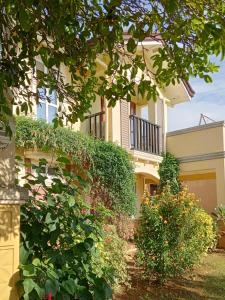 a large house with a lot of plants in front of it at Noah Bed&Breakfast 3 Private Room NEWHOME Quiet Place to Stay 14 Minutes to PPS Airport in Puerto Princesa City