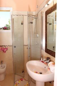 Ein Badezimmer in der Unterkunft Tenuta Paifer