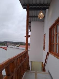 a view from the balcony of a house at Fifi Shouse Ayangue in Santa Elena