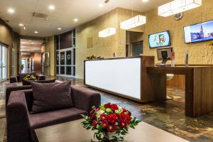 TV a/nebo společenská místnost v ubytování Hotel Victor Pruszków DeSilva