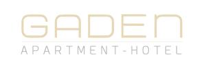 a logo for an apartment hotel at GADEN Apartment - Hotel in Waging am See