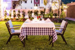 Vonkajšia záhrada v ubytovaní Hotel Restaurant Langgenhof