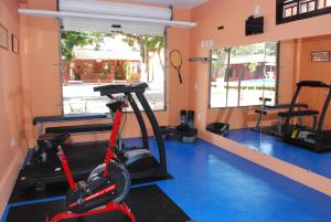 Phòng/tiện nghi tập thể dục tại Hotel Rusticos