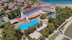 an aerial view of a resort with a swimming pool at Casa Solada Cunda Resort & Spa in Ayvalık