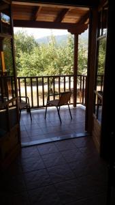 Balkón alebo terasa v ubytovaní Xylino Chalet