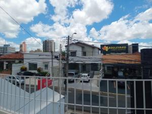 a view of a city from a building at Capsula Residence Hotel in Marília