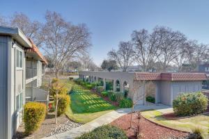 a house with a garden in front of it at Pleasanton Gem in Quiet Community w/ Pool Access in Pleasanton