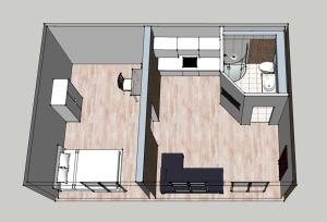 Apartamenty w centrum Kwidzynaの見取り図または間取り図