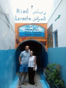 Gestir sem dvelja á Riad Larache
