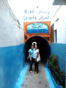 Gestir sem dvelja á Riad Larache
