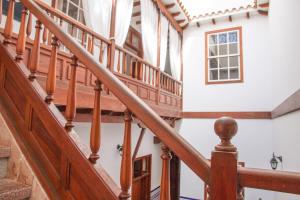 a stairway leading up to a balcony at Aminta Home in Las Palmas de Gran Canaria