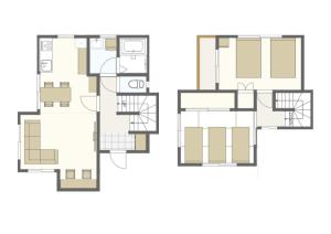 a drawing of the floor plan of a house at ATW Tokyo Near the station Close to Asakusa Airport For infants and toddlers in Tokyo
