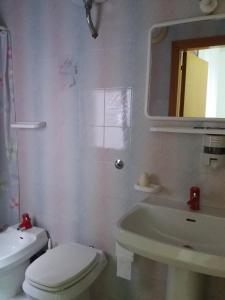 Koupelna v ubytování Hotel Europa