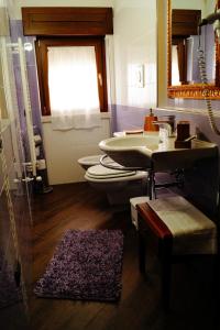 Koupelna v ubytování B&B Il Fruscio
