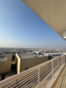 a view from the balcony of a building at Shiva Stays - Make yourself at home in Lucknow