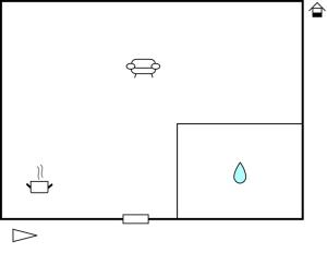 a block diagram of a reaction coordinate system at Nice Apartment In Karlshagen in Karlshagen